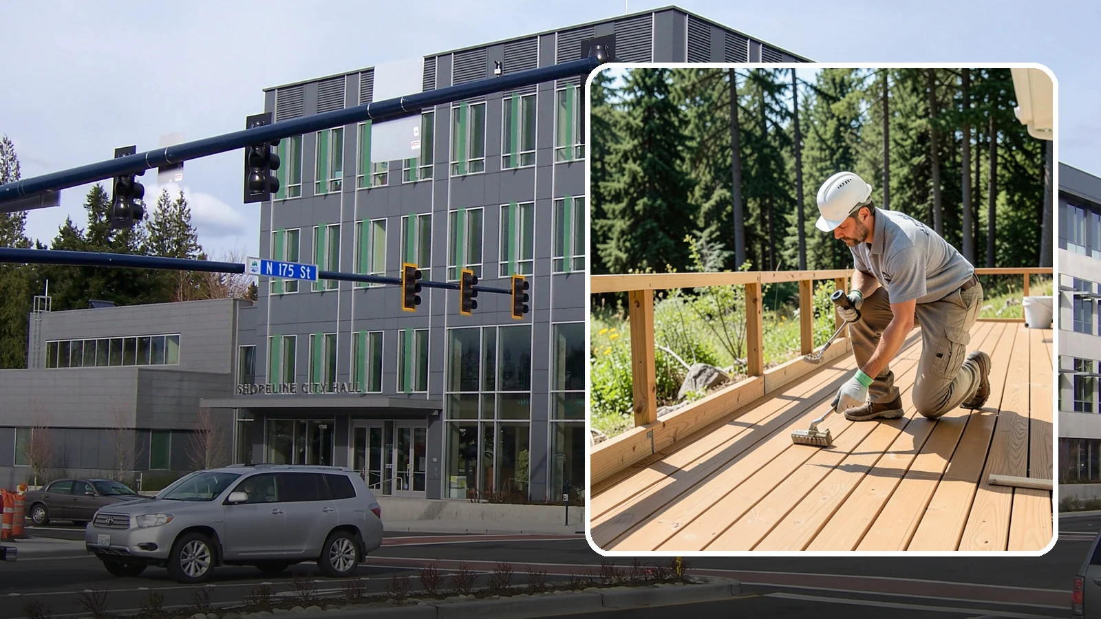 Deck Resurfacing in Shoreline, King County, WA - Deck resurfacing that installs a fresh walking surface over sound, existing framing to save time and money.