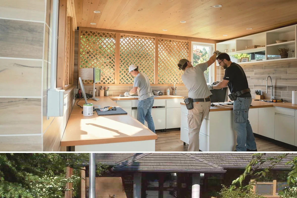 Deck Resurfacing in Yarrow Point, King County, WA - Resurfacing goes quickest in dry summer weather when exposed framing won't be soaked between work days.