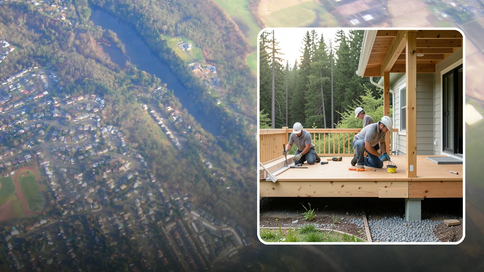 Deck Skirting Installation in Algona, King County, WA - Deck skirting installation that closes off the space beneath your deck for a clean, finished look.