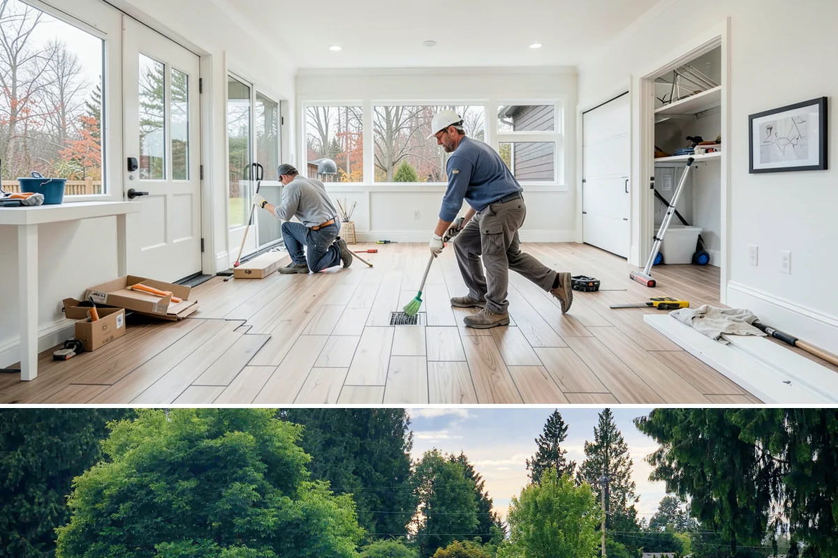 Deck Skirting Installation in Bonney Lake, Pierce County, WA - Skirting installs in any season and is a great finishing touch anytime after the main deck is complete.