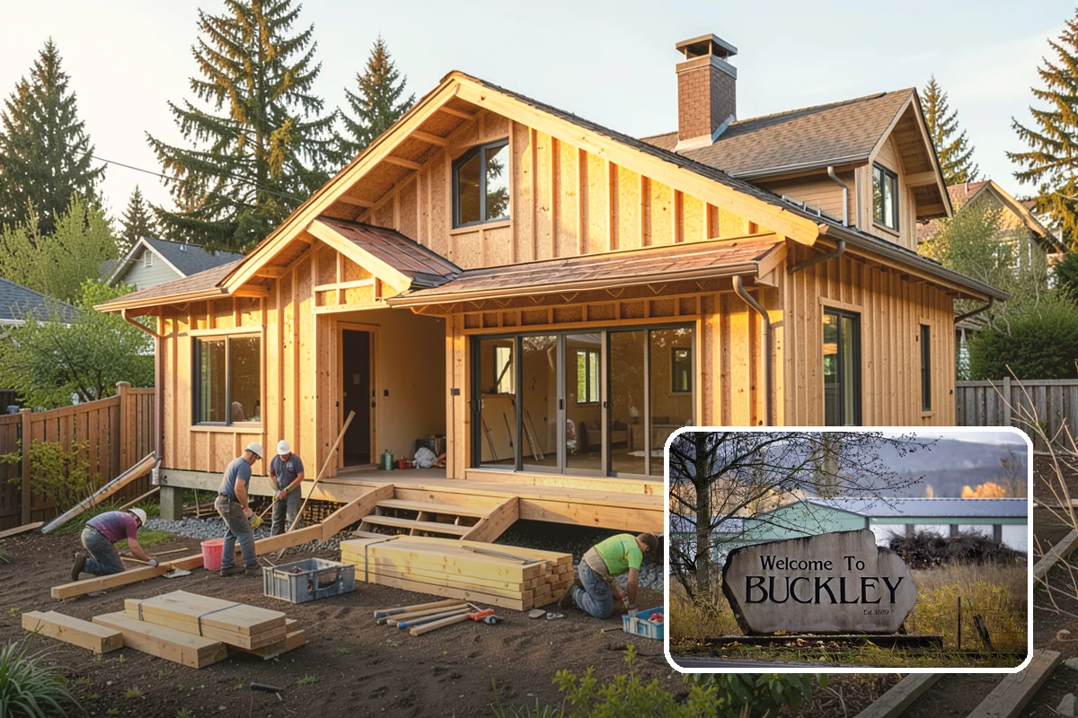 Deck Skirting Installation in Buckley, Pierce County, WA - Hides framing for a polished appearance