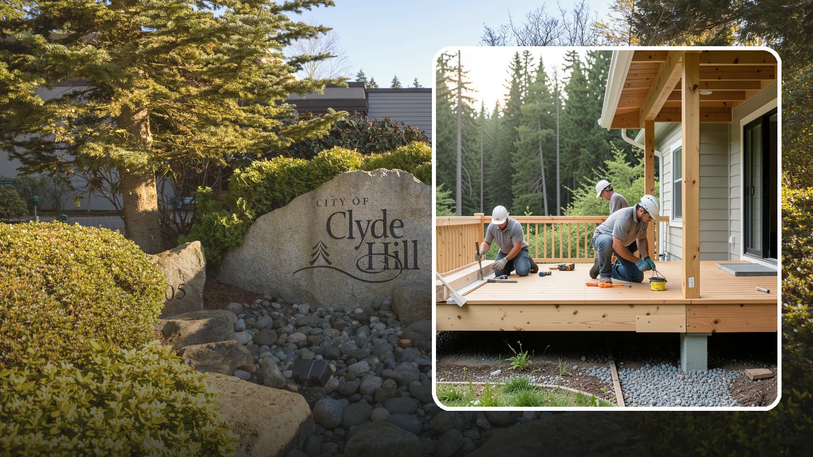 Deck Skirting Installation in Clyde Hill, King County, WA - Deck skirting installation that closes off the space beneath your deck for a clean, finished look.