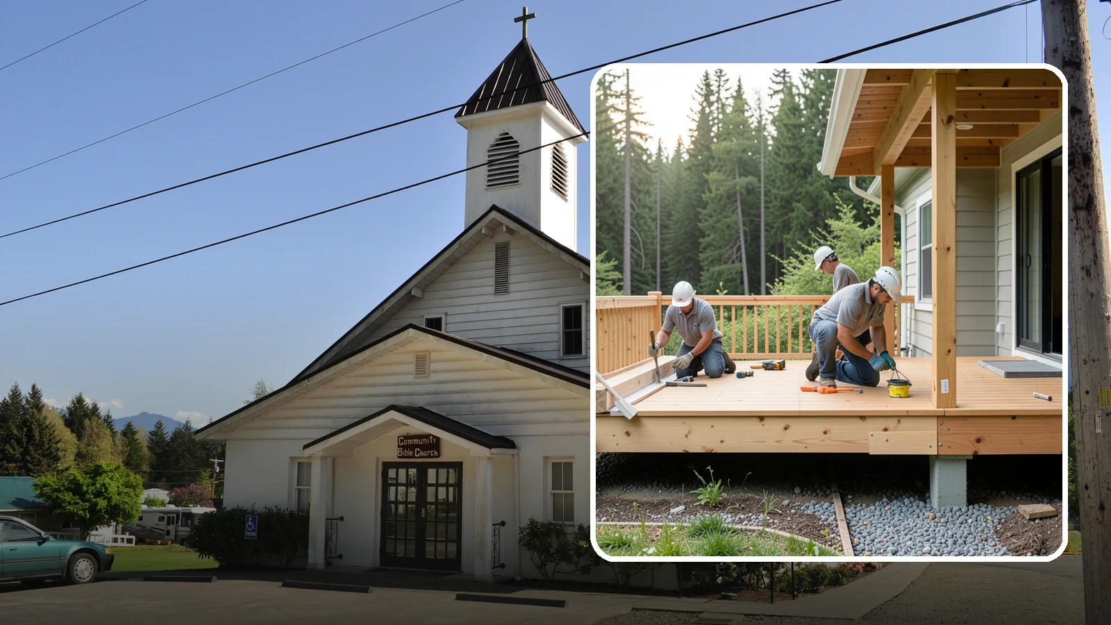 Deck Skirting Installation in Concrete, Skagit County, WA - Deck skirting installation that closes off the space beneath your deck for a clean, finished look.