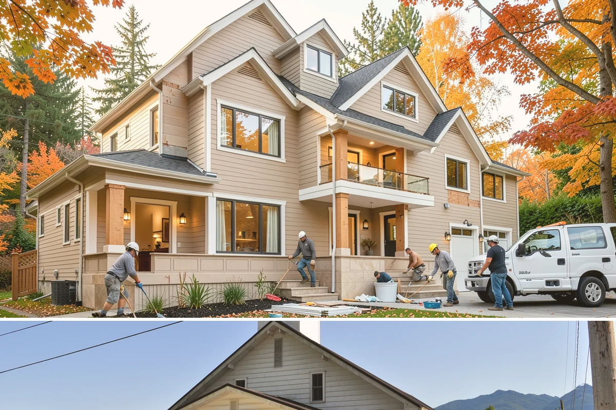 Deck Skirting Installation in Concrete, Skagit County, WA - Skirting installs in any season and is a great finishing touch anytime after the main deck is complete.