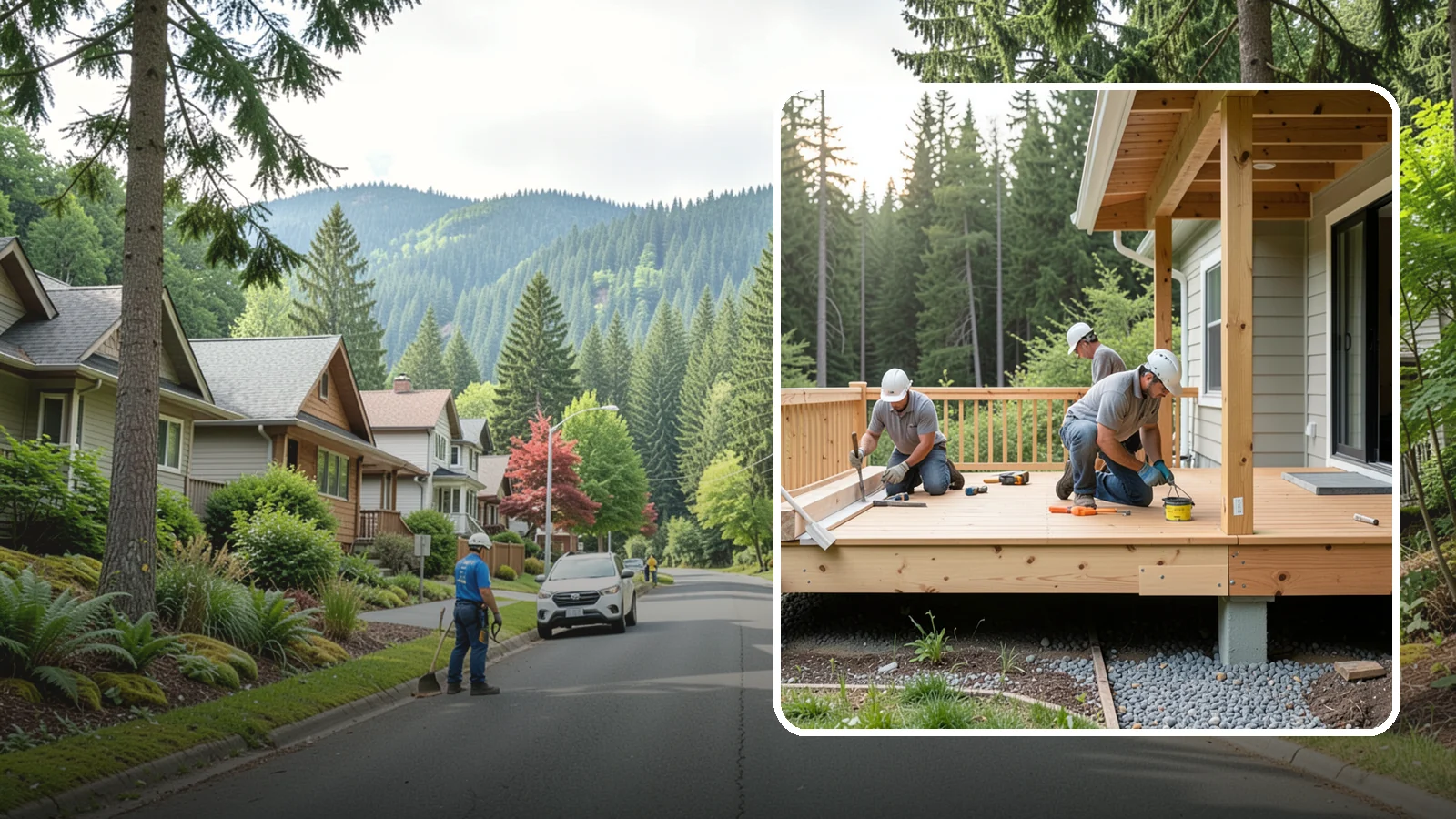 Deck Skirting Installation in Darrington, Snohomish County, WA - Deck skirting installation that closes off the space beneath your deck for a clean, finished look.