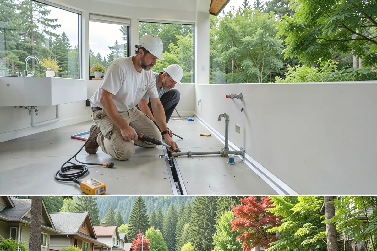 Deck Skirting Installation in Darrington, Snohomish County, WA - Skirting installs in any season and is a great finishing touch anytime after the main deck is complete.