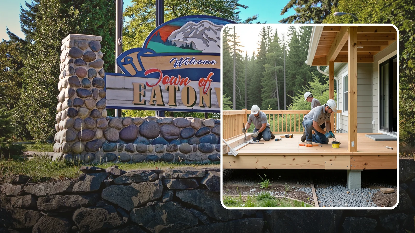 Deck Skirting Installation in Eatonville, Pierce County, WA - Deck skirting installation that closes off the space beneath your deck for a clean, finished look.