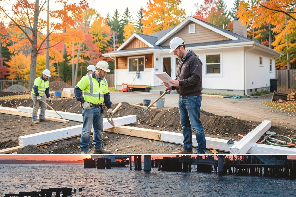 Deck Skirting Installation in Edmonds, Snohomish County, WA - Skirting installs in any season and is a great finishing touch anytime after the main deck is complete.