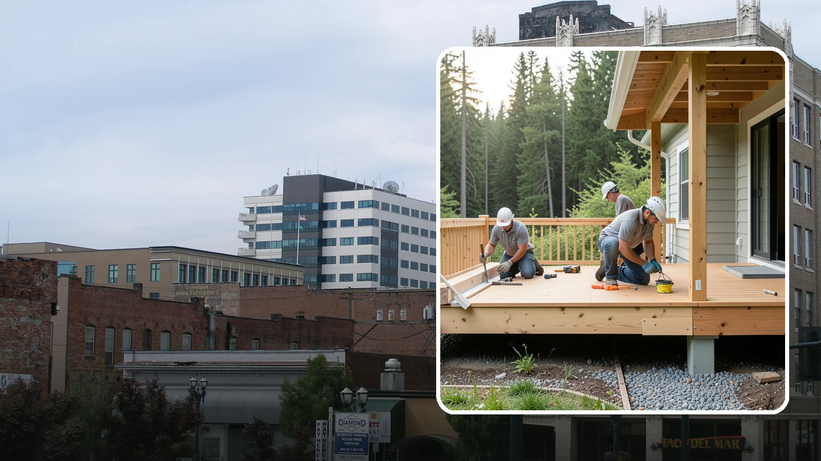 Deck Skirting Installation in Everett, Snohomish County, WA - Deck skirting installation that closes off the space beneath your deck for a clean, finished look.