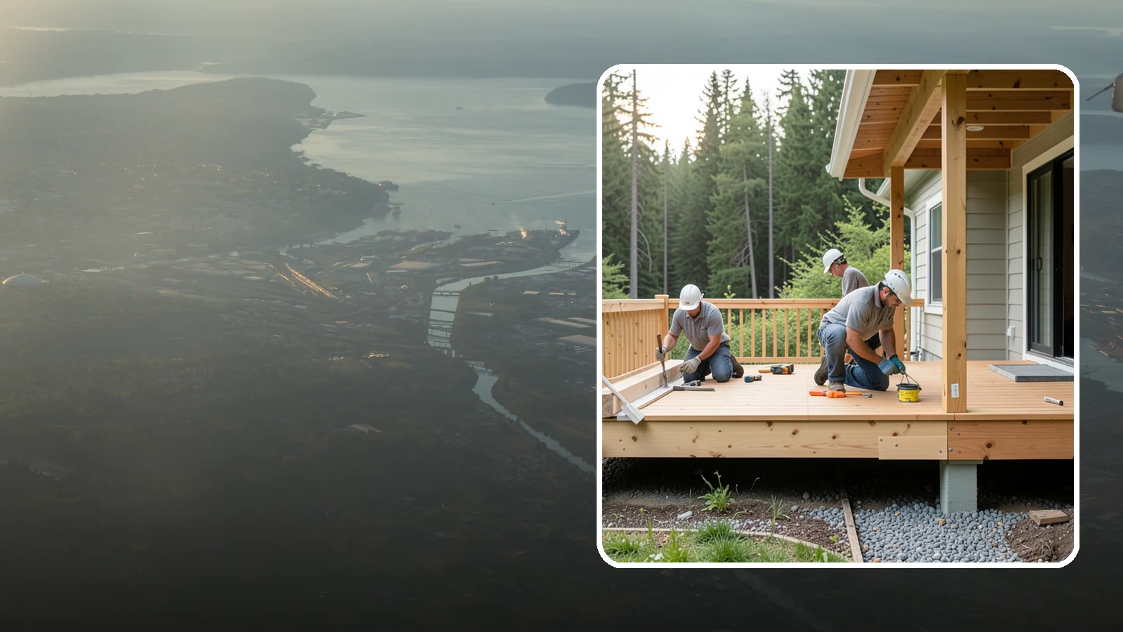 Deck Skirting Installation in Fife, Pierce County, WA - Deck skirting installation that closes off the space beneath your deck for a clean, finished look.