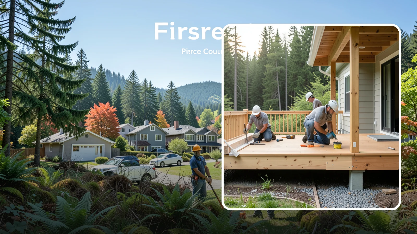 Deck Skirting Installation in Fircrest, Pierce County, WA - Deck skirting installation that closes off the space beneath your deck for a clean, finished look.