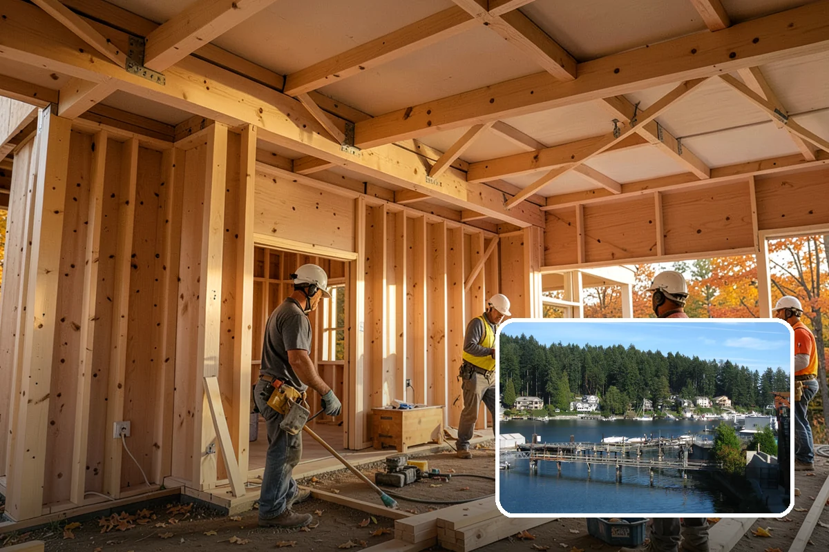 Deck Skirting Installation in Gig Harbor, Pierce County, WA - Hides framing for a polished appearance