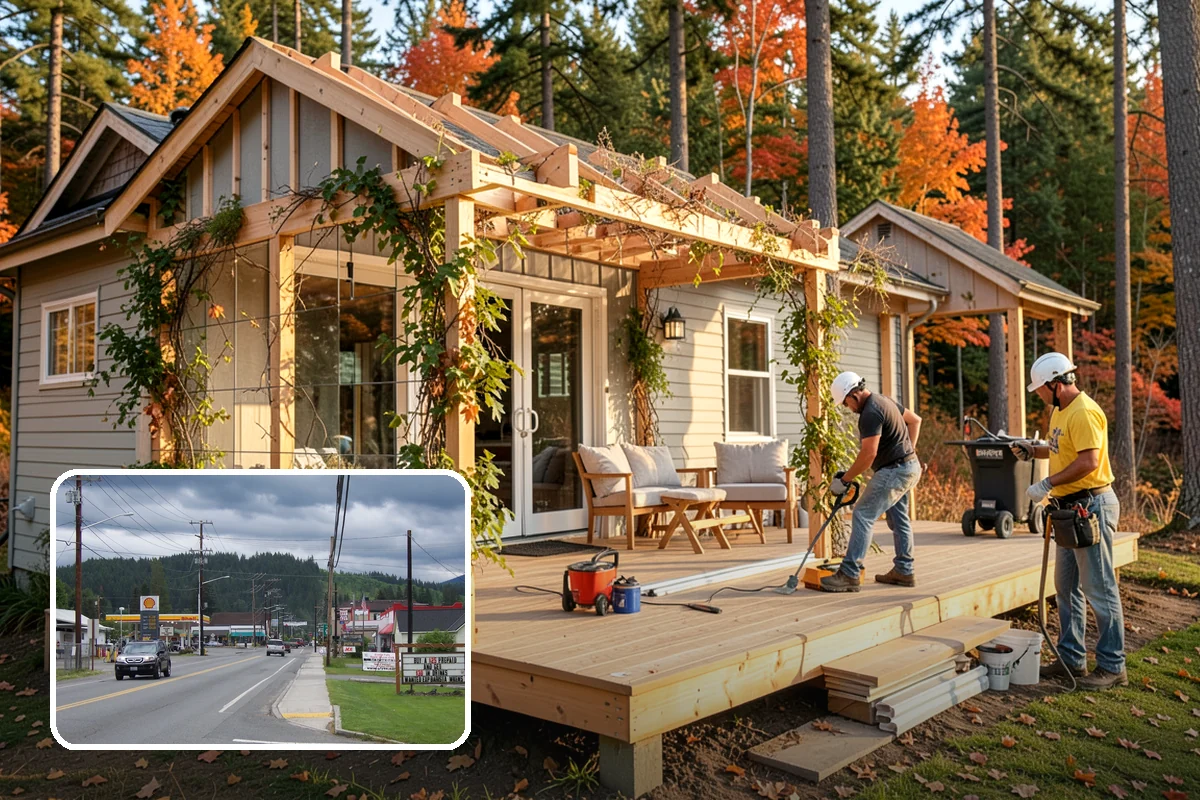 Deck Skirting Installation in Granite Falls, Snohomish County, WA - Hides framing for a polished appearance