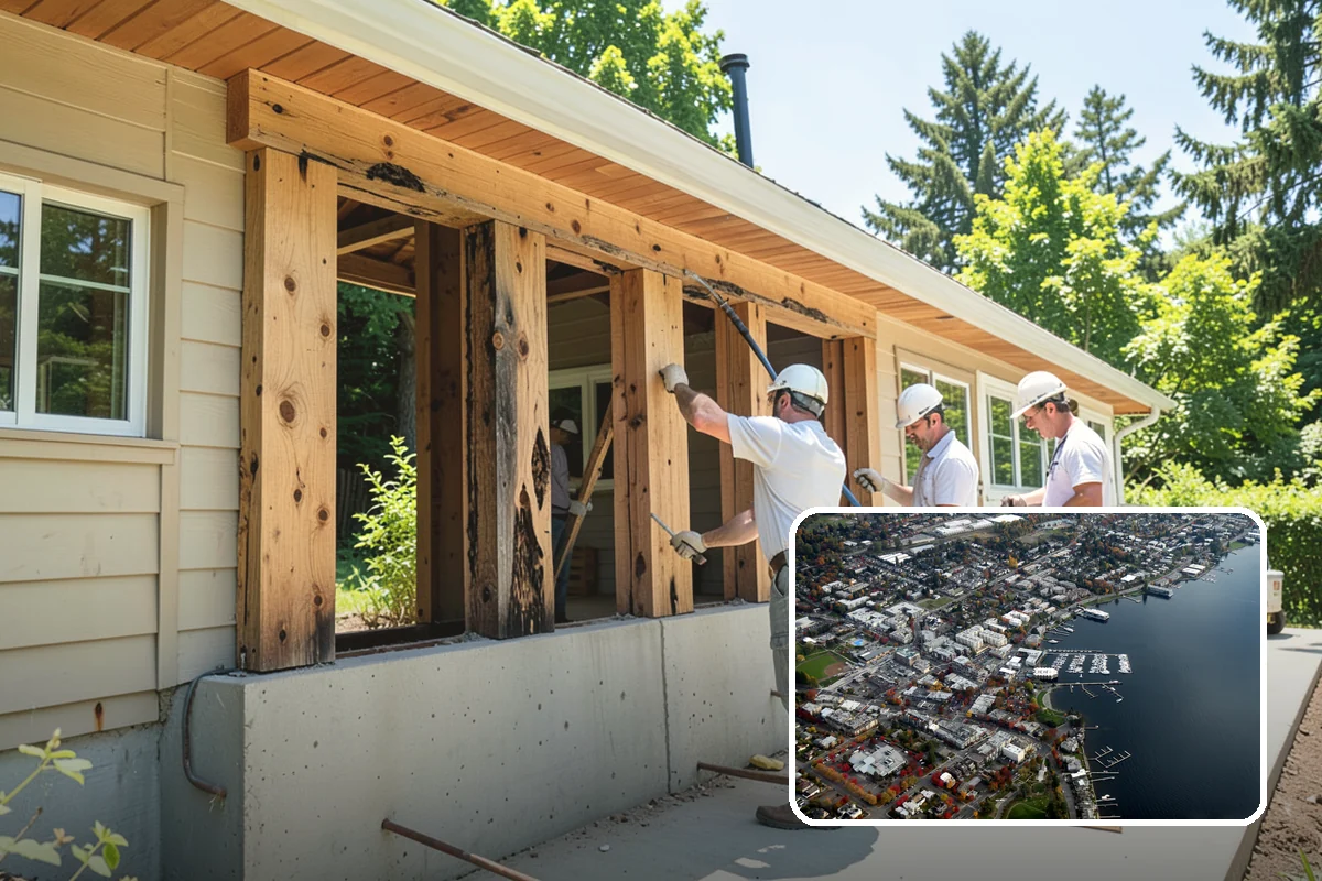 Deck Skirting Installation in Kirkland, King County, WA - Hides framing for a polished appearance