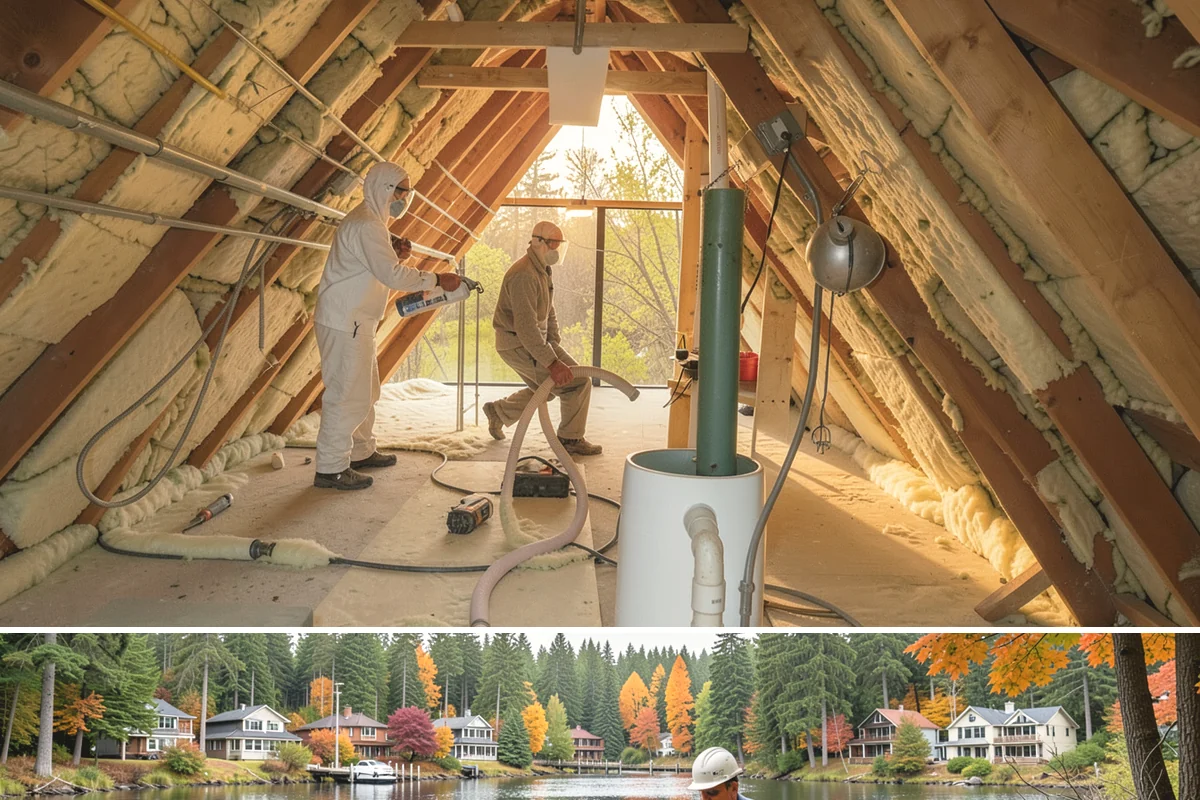 Deck Skirting Installation in La Conner, Skagit County, WA - Skirting installs in any season and is a great finishing touch anytime after the main deck is complete.