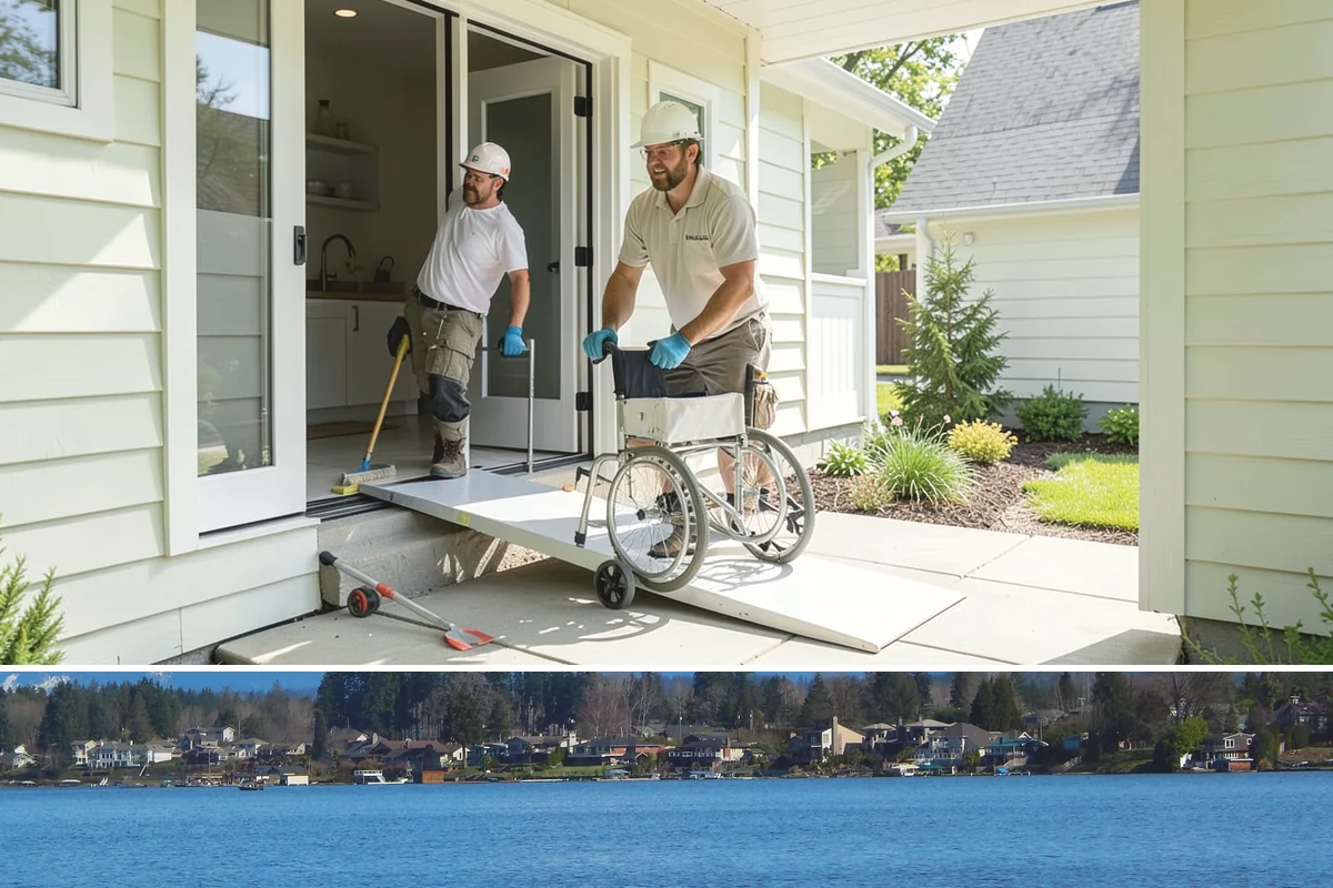 Deck Skirting Installation in Lake Stevens, Snohomish County, WA - Skirting installs in any season and is a great finishing touch anytime after the main deck is complete.