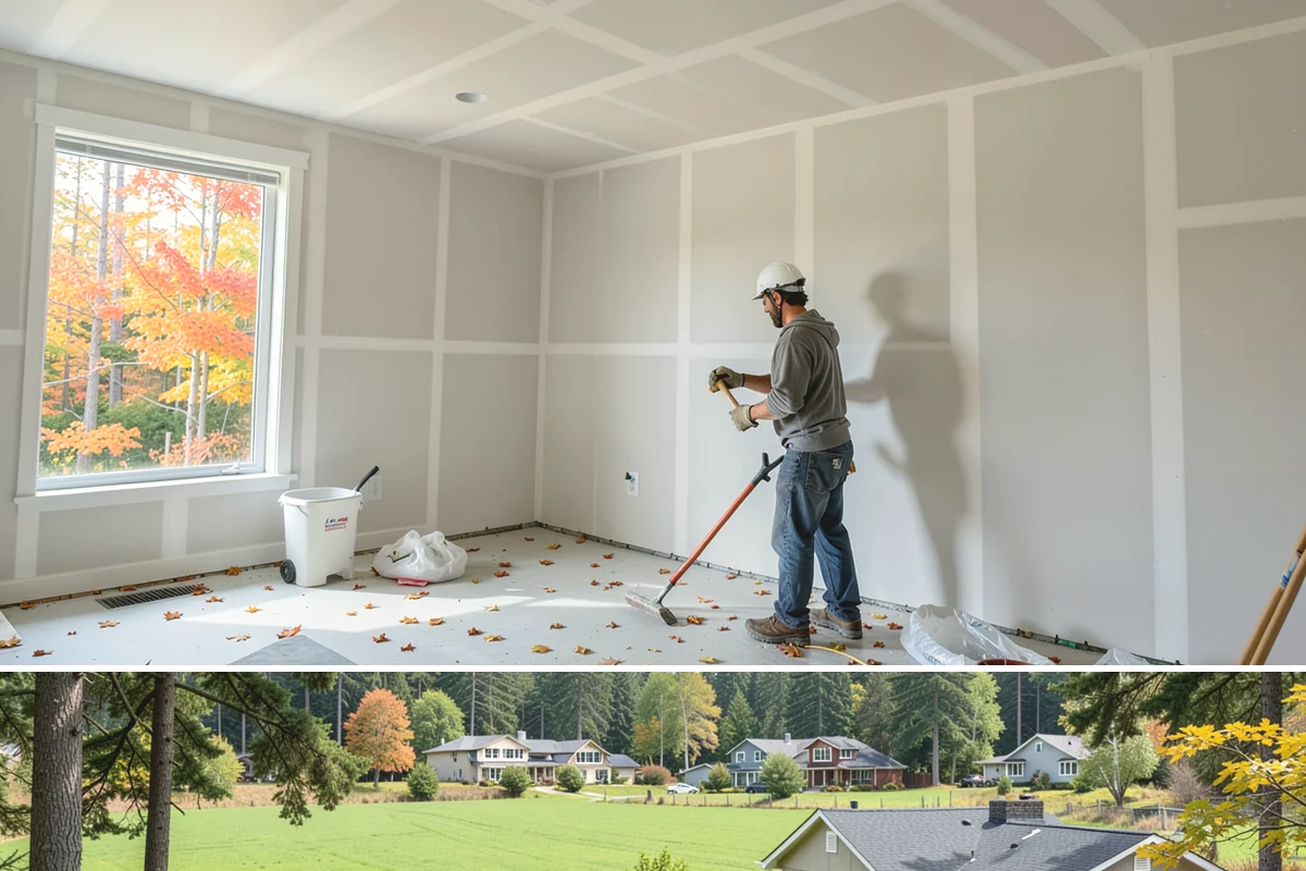 Deck Skirting Installation in Lyman, Skagit County, WA - Skirting installs in any season and is a great finishing touch anytime after the main deck is complete.