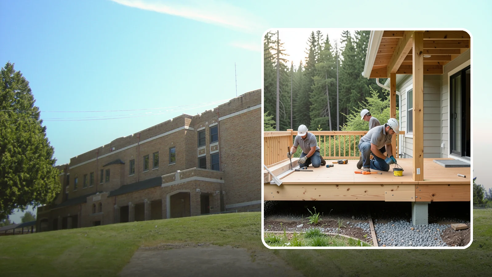 Deck Skirting Installation in Maple Valley, King County, WA - Deck skirting installation that closes off the space beneath your deck for a clean, finished look.