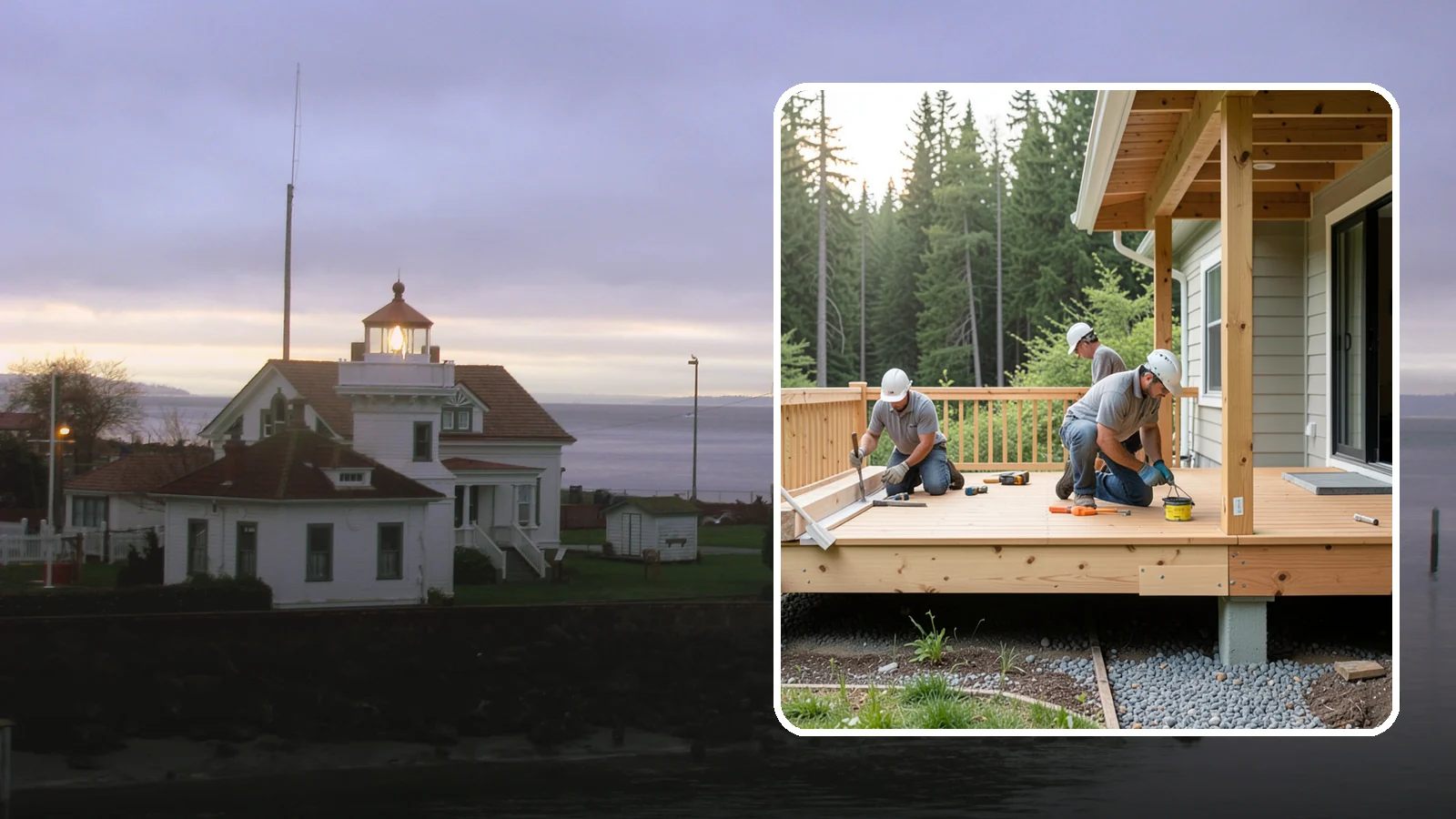 Deck Skirting Installation in Mukilteo, Snohomish County, WA - Deck skirting installation that closes off the space beneath your deck for a clean, finished look.