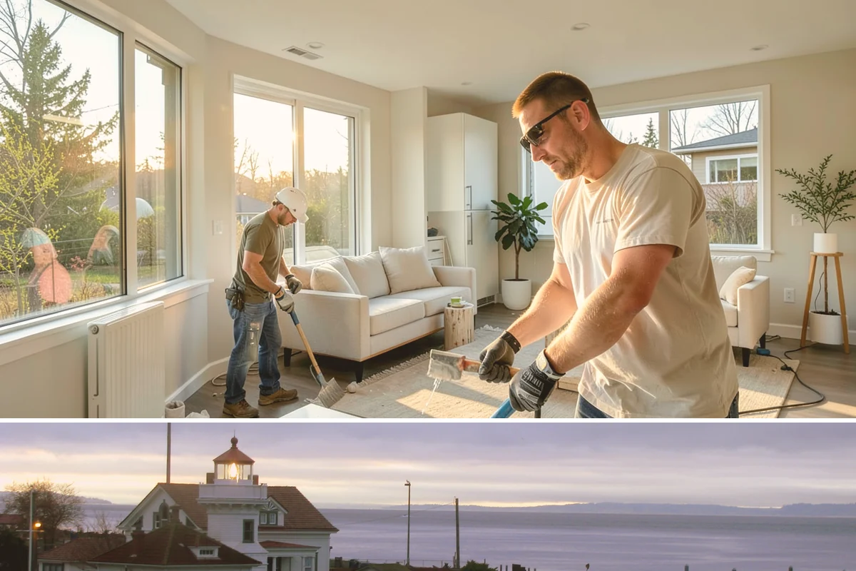 Deck Skirting Installation in Mukilteo, Snohomish County, WA - Skirting installs in any season and is a great finishing touch anytime after the main deck is complete.