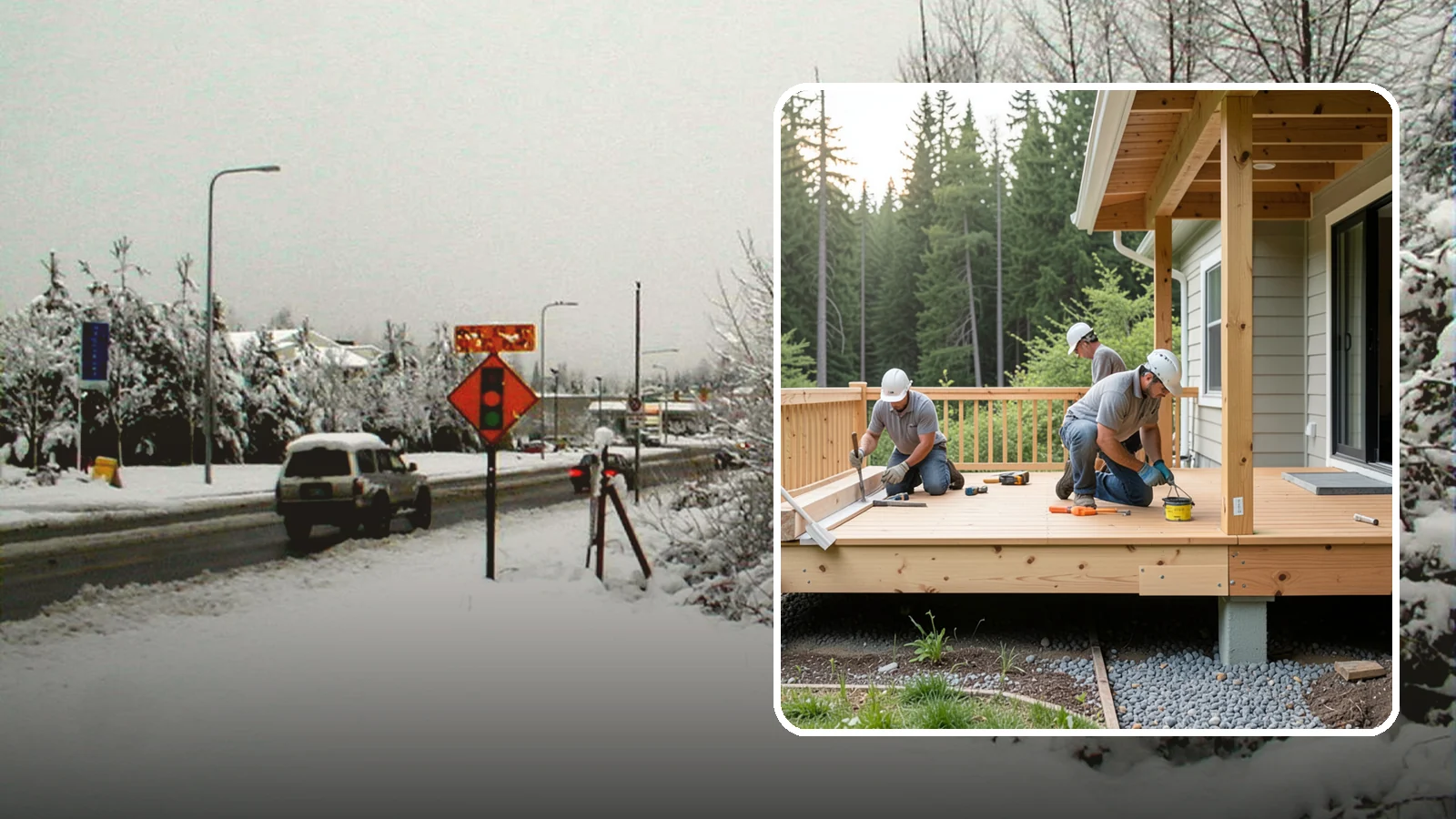 Deck Skirting Installation in Newcastle, King County, WA - Deck skirting installation that closes off the space beneath your deck for a clean, finished look.