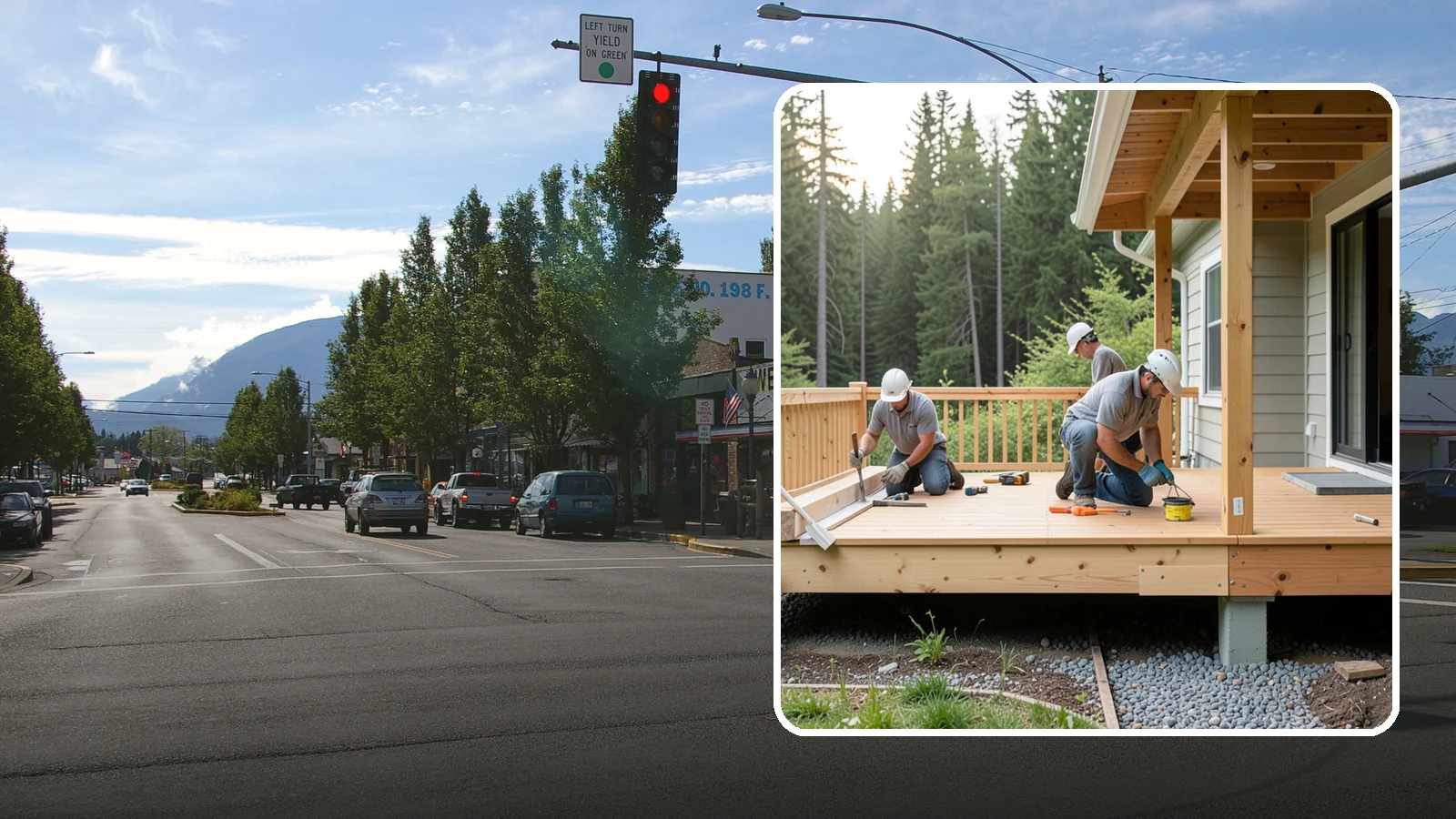Deck Skirting Installation in North Bend, King County, WA - Deck skirting installation that closes off the space beneath your deck for a clean, finished look.