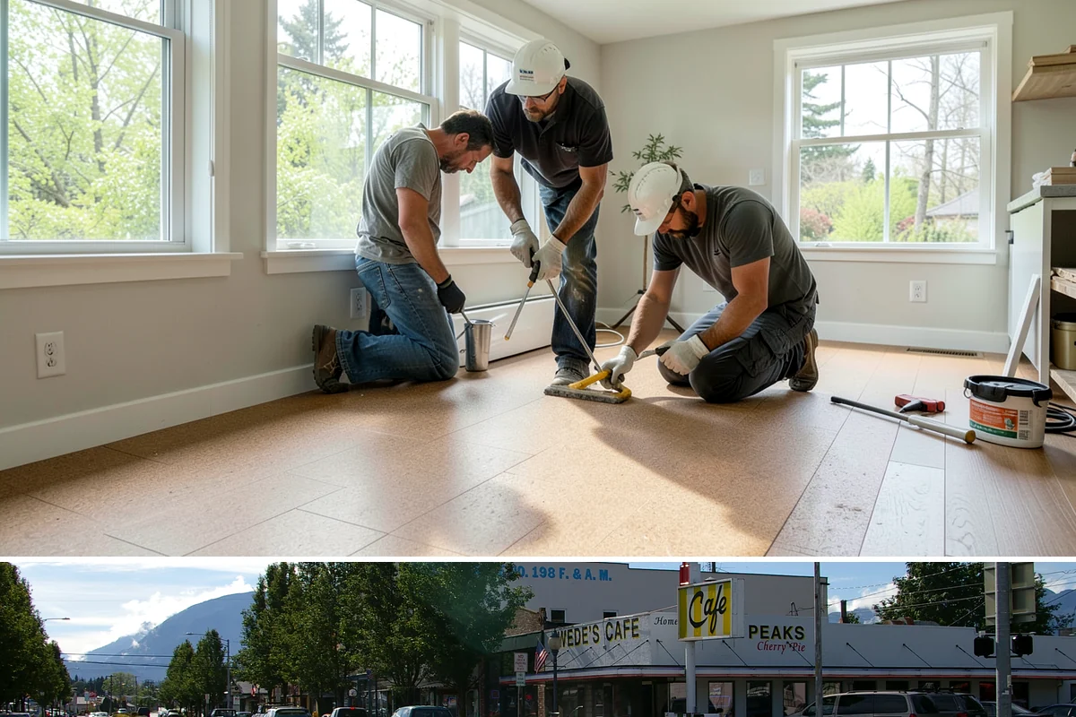 Deck Skirting Installation in North Bend, King County, WA - Skirting installs in any season and is a great finishing touch anytime after the main deck is complete.