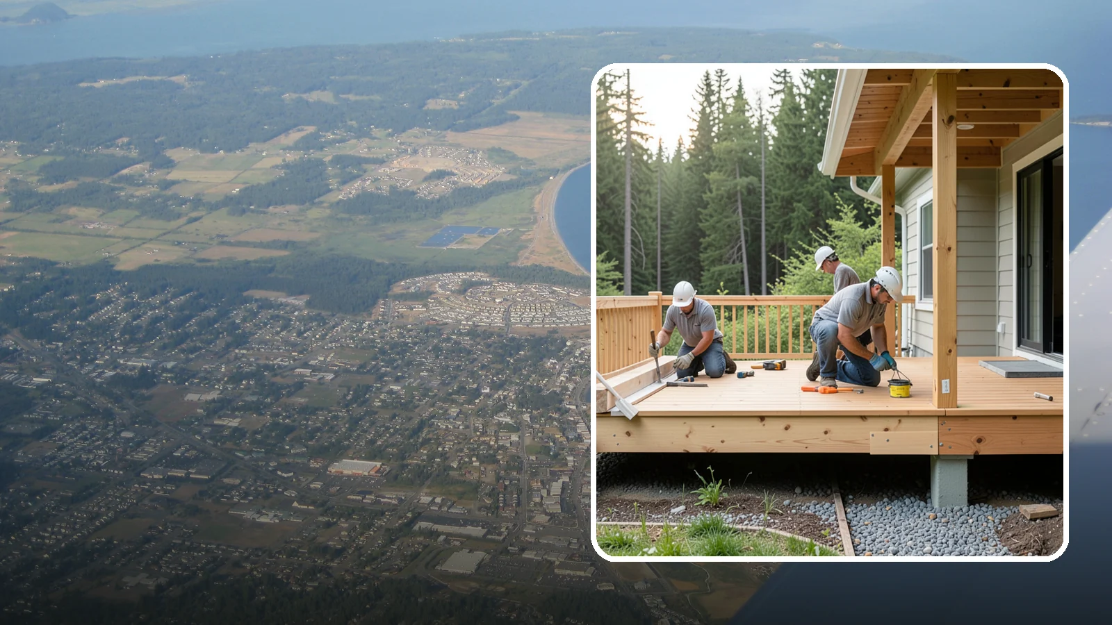 Deck Skirting Installation in Oak Harbor, Island County, WA - Deck skirting installation that closes off the space beneath your deck for a clean, finished look.