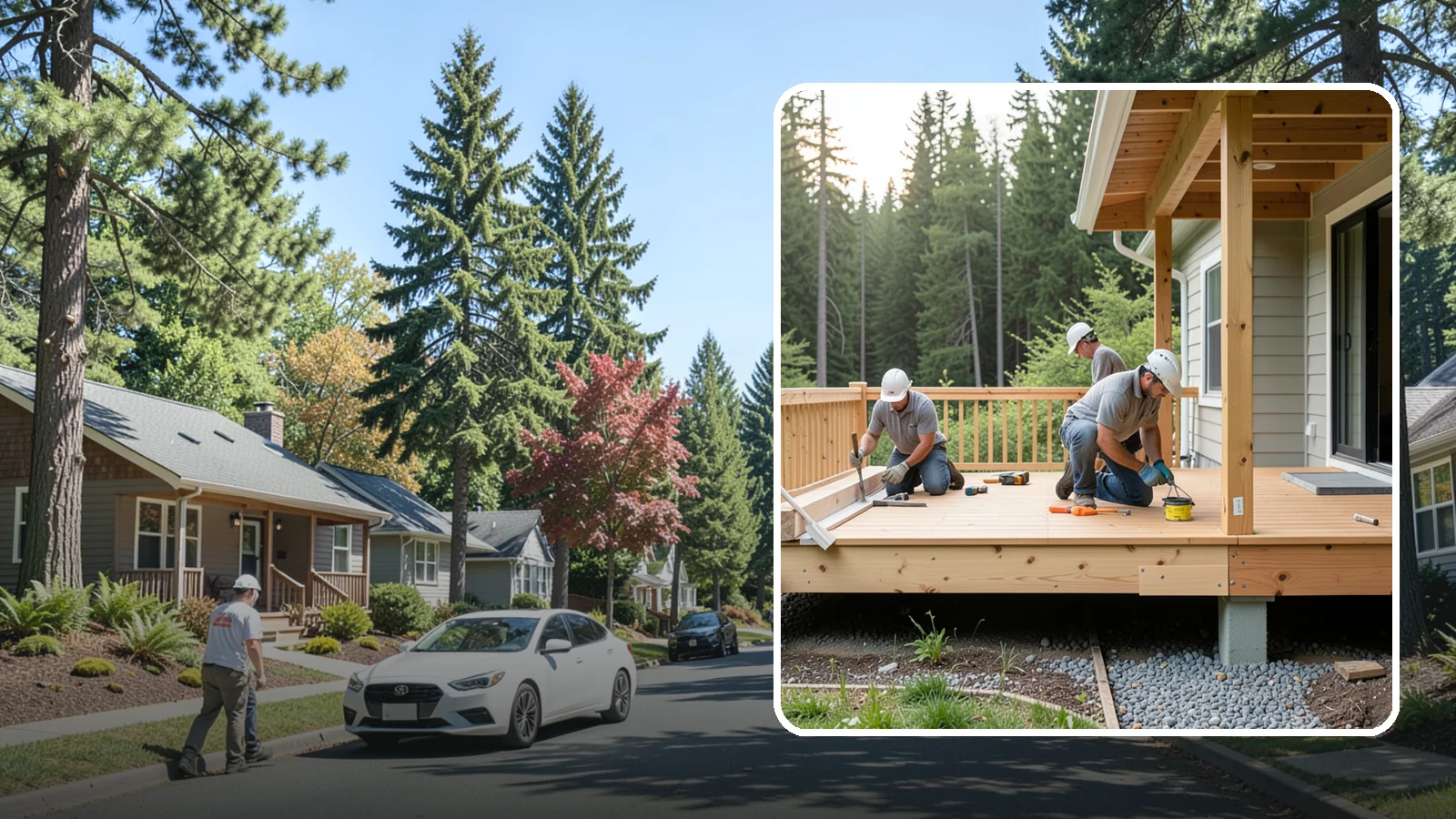 Deck Skirting Installation in Orting, Pierce County, WA - Deck skirting installation that closes off the space beneath your deck for a clean, finished look.