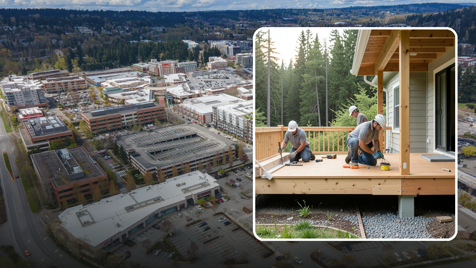 Deck Skirting Installation in Redmond, King County, WA - Deck skirting installation that closes off the space beneath your deck for a clean, finished look.