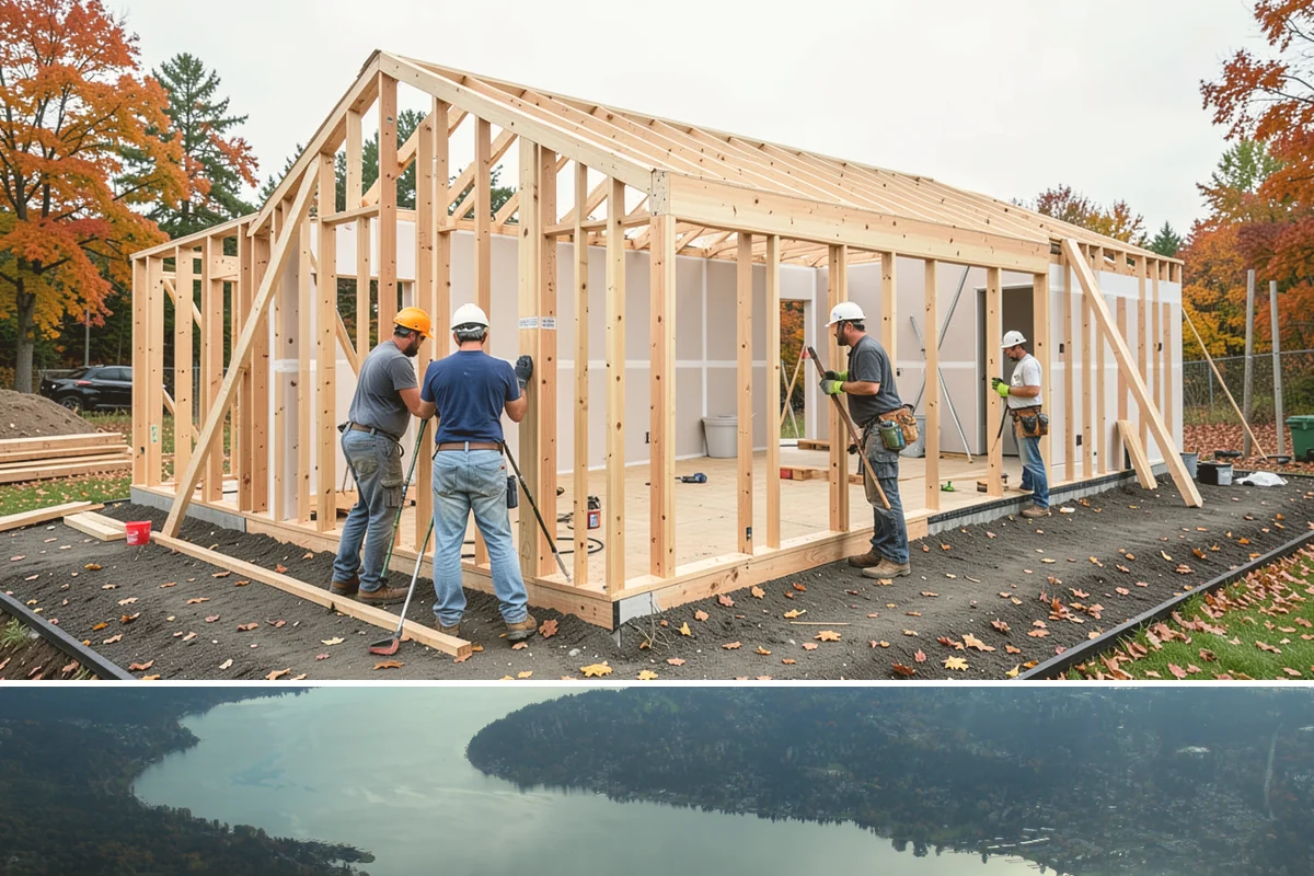 Deck Skirting Installation in Sammamish, King County, WA - Skirting installs in any season and is a great finishing touch anytime after the main deck is complete.