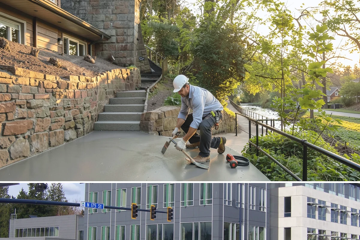 Deck Skirting Installation in Shoreline, King County, WA - Skirting installs in any season and is a great finishing touch anytime after the main deck is complete.