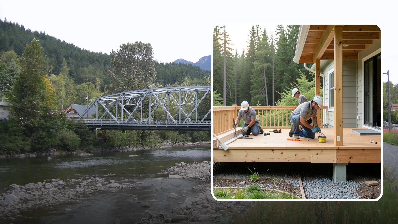 Deck Skirting Installation in Skykomish, King County, WA - Deck skirting installation that closes off the space beneath your deck for a clean, finished look.