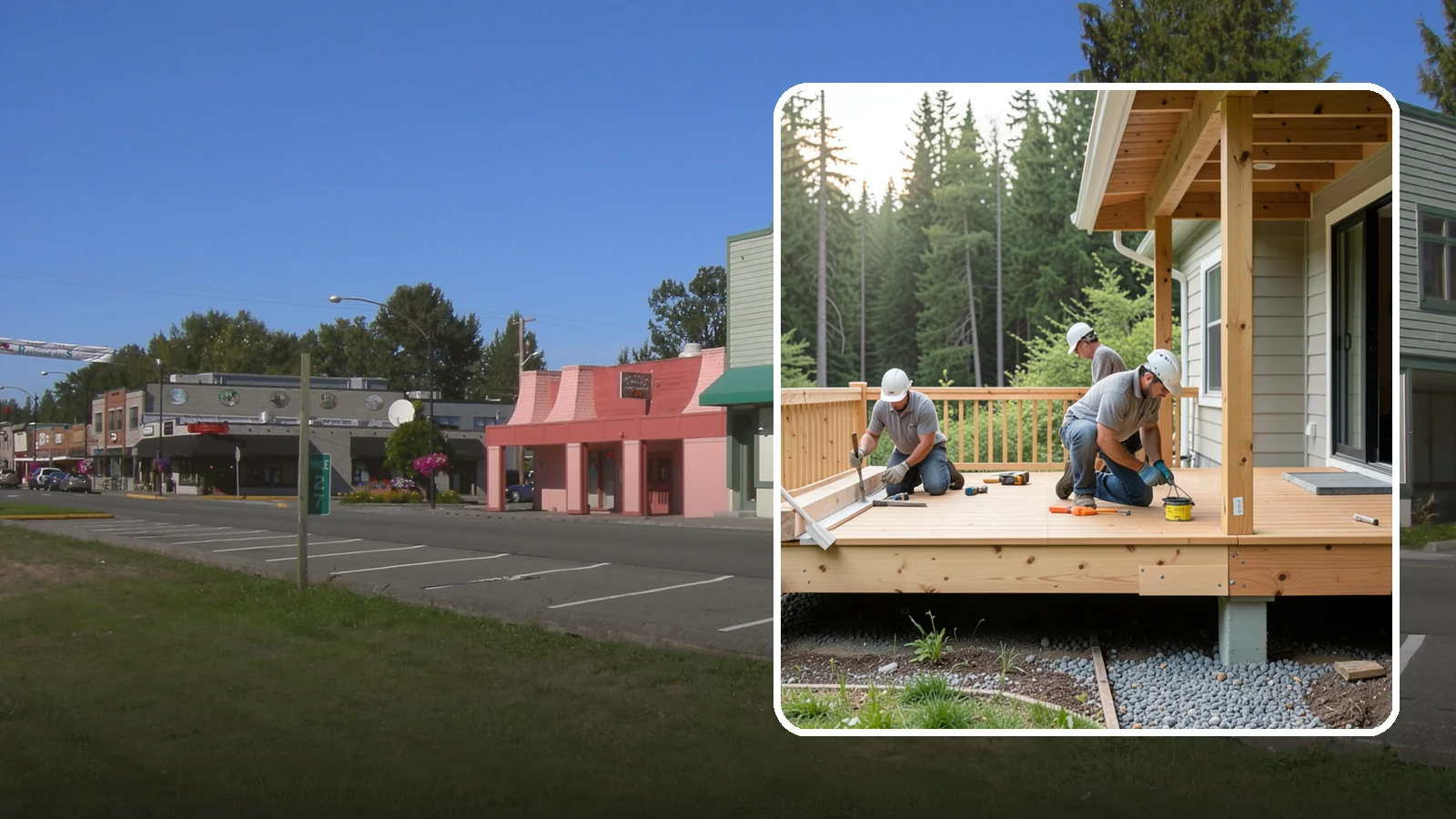 Deck Skirting Installation in Snoqualmie, King County, WA - Deck skirting installation that closes off the space beneath your deck for a clean, finished look.