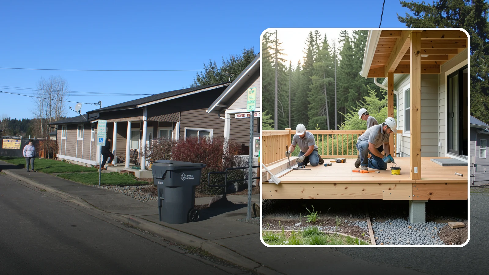 Deck Skirting Installation in South Prairie, Pierce County, WA - Deck skirting installation that closes off the space beneath your deck for a clean, finished look.