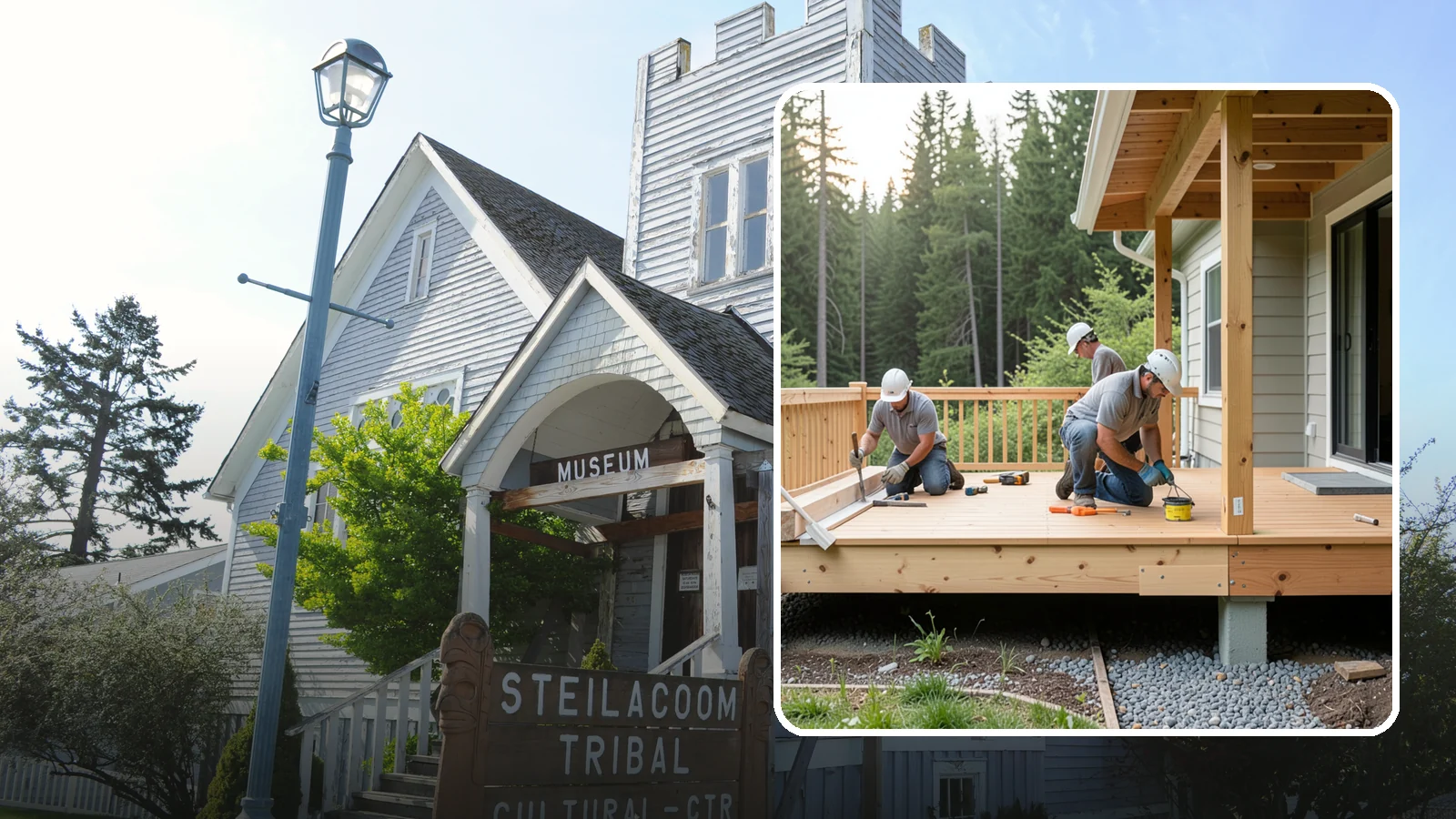 Deck Skirting Installation in Steilacoom, Pierce County, WA - Deck skirting installation that closes off the space beneath your deck for a clean, finished look.