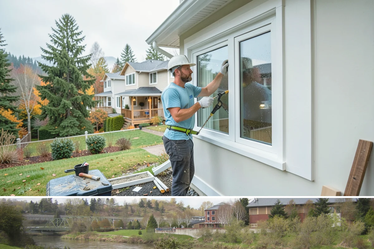 Deck Skirting Installation in Tukwila, King County, WA - Skirting installs in any season and is a great finishing touch anytime after the main deck is complete.
