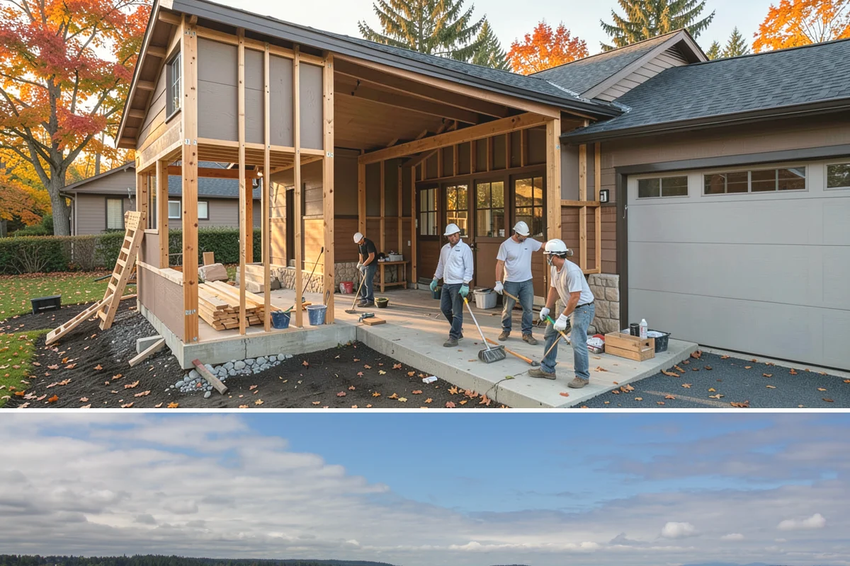 Deck Skirting Installation in University Place, Pierce County, WA - Skirting installs in any season and is a great finishing touch anytime after the main deck is complete.