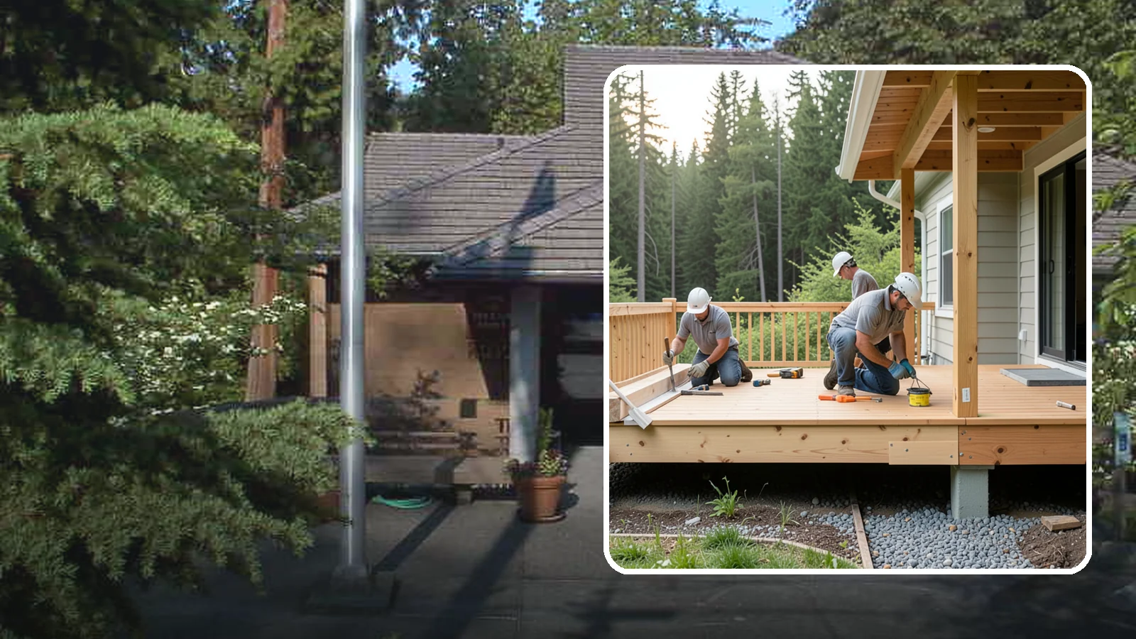 Deck Skirting Installation in Yarrow Point, King County, WA - Deck skirting installation that closes off the space beneath your deck for a clean, finished look.