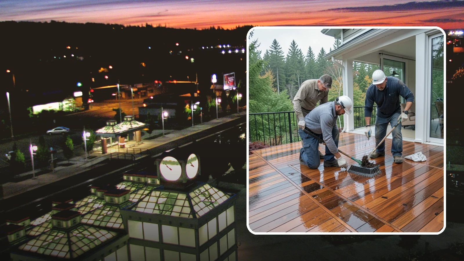 Deck Staining in Auburn, King County, WA - Deck staining seals and colors your deck boards to fight the Pacific Northwest's rain and rot.