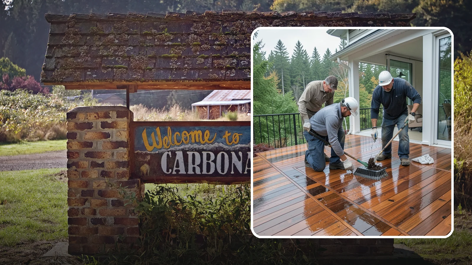 Deck Staining in Carbonado, Pierce County, WA - Deck staining seals and colors your deck boards to fight the Pacific Northwest's rain and rot.