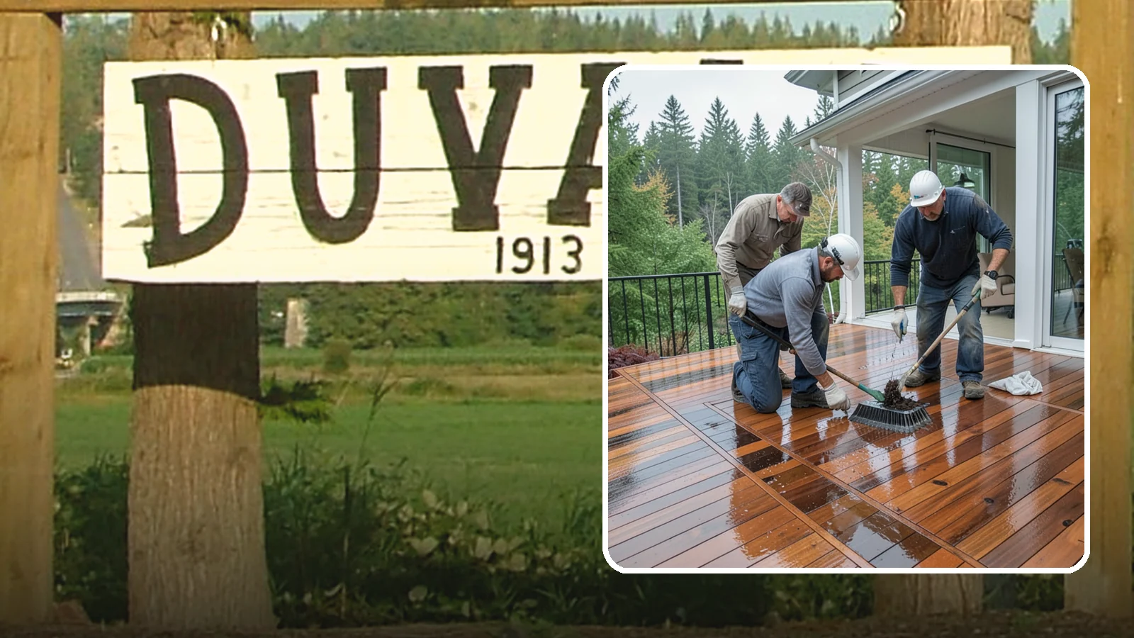 Deck Staining in Duvall, King County, WA - Deck staining seals and colors your deck boards to fight the Pacific Northwest's rain and rot.