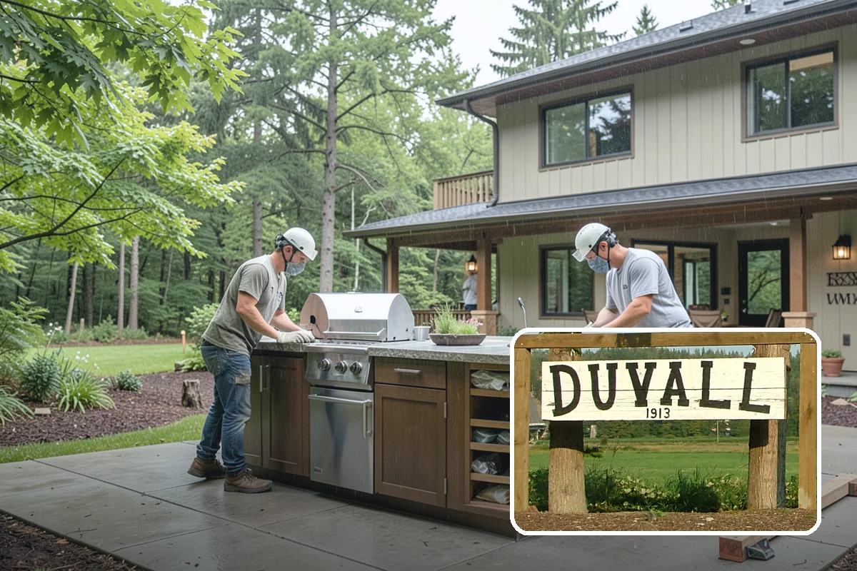 Deck Staining in Duvall, King County, WA - Water-repellent penetrating stain built for wet decks