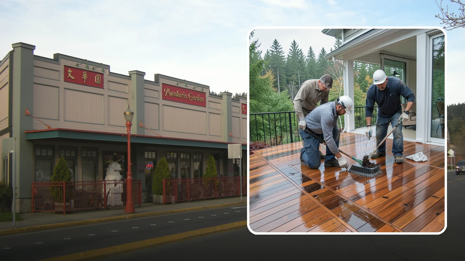 Deck Staining in Issaquah, King County, WA - Deck staining seals and colors your deck boards to fight the Pacific Northwest's rain and rot.