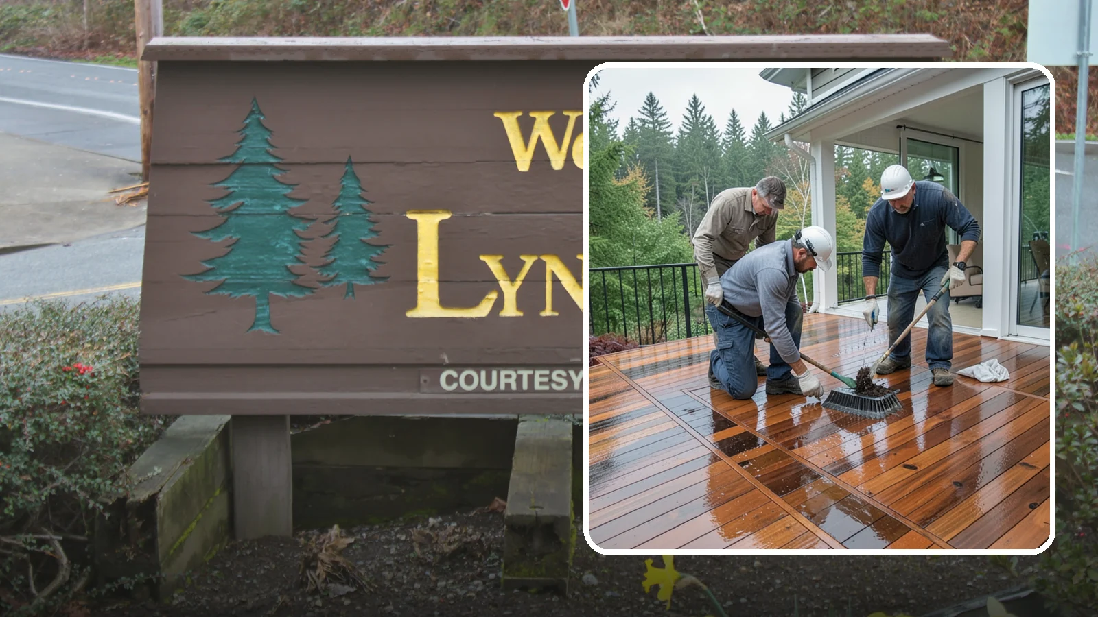 Deck Staining in Lynnwood, Snohomish County, WA - Deck staining seals and colors your deck boards to fight the Pacific Northwest's rain and rot.