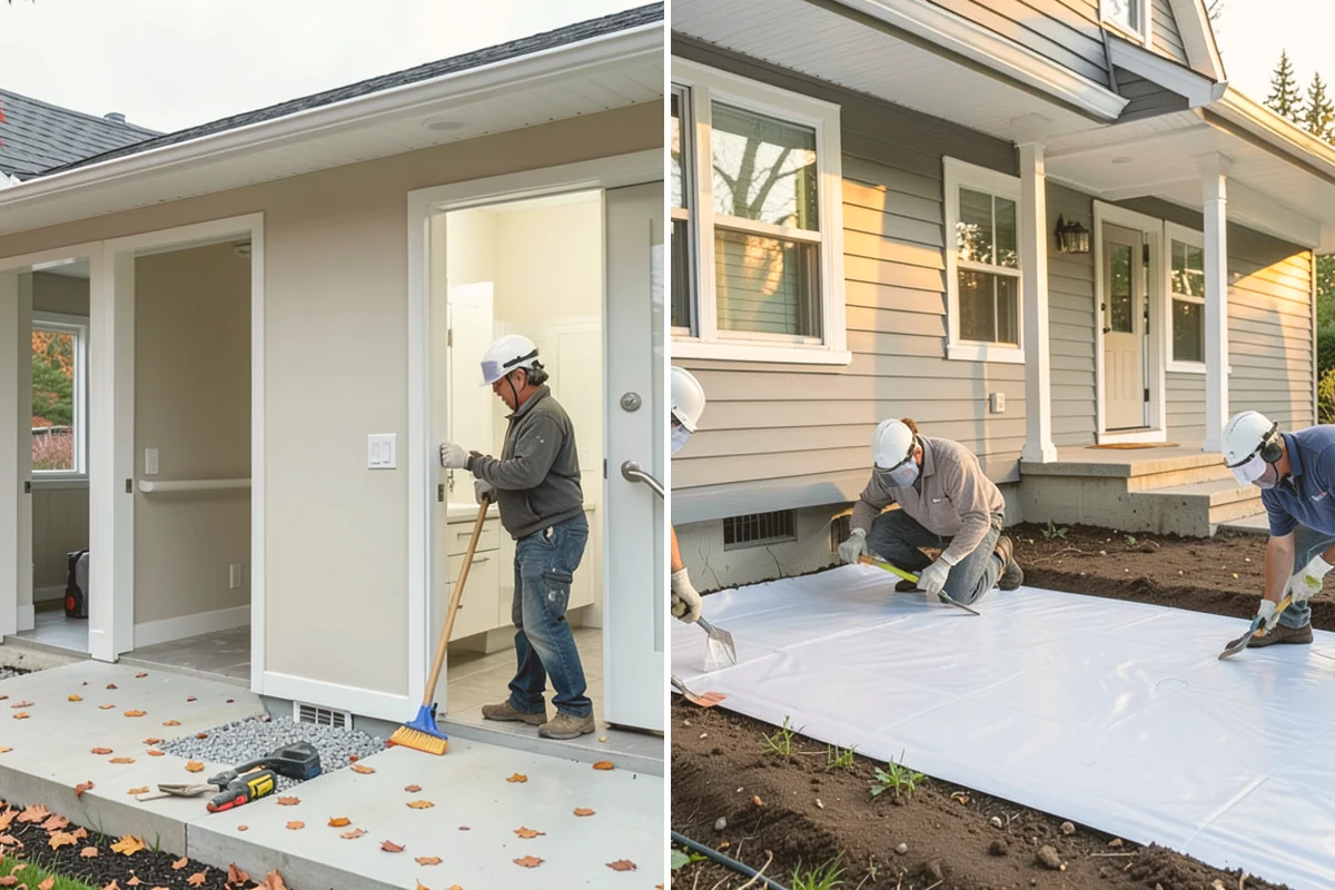 Deck Staining in Newcastle, King County, WA - Clean, brighten, and let the deck dry to spec