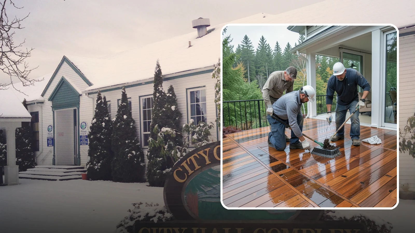 Deck Staining in Pacific, King County, WA - Deck staining seals and colors your deck boards to fight the Pacific Northwest's rain and rot.