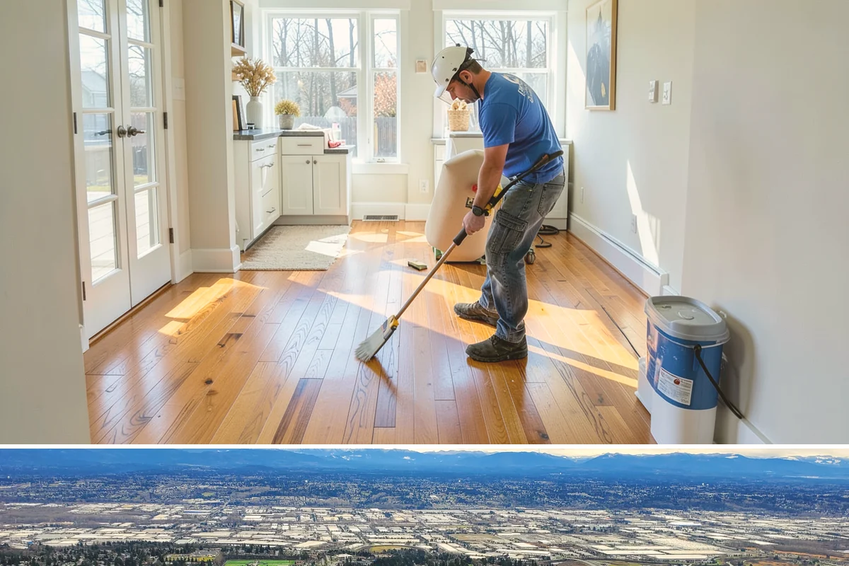 Deck Staining in SeaTac, King County, WA - Deck staining requires the dry, warm stretch of late spring through summer so the wood is dry enough to accept the stain.