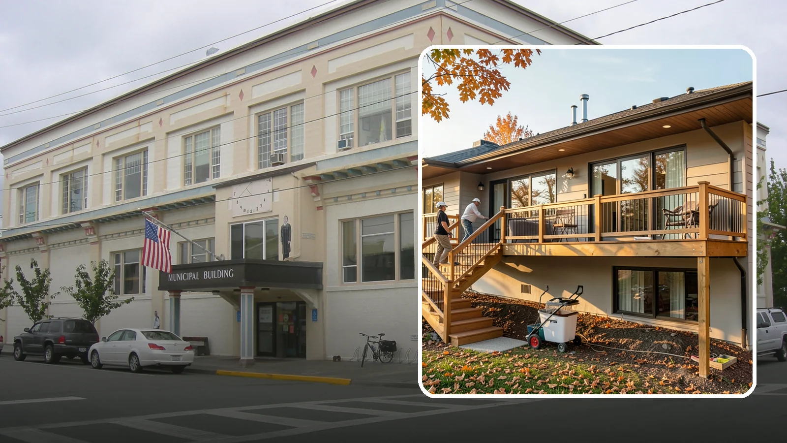 Deck Stair Construction in Anacortes, Skagit County, WA - Sturdy deck stair construction that connects levels safely with code-correct rise and run.