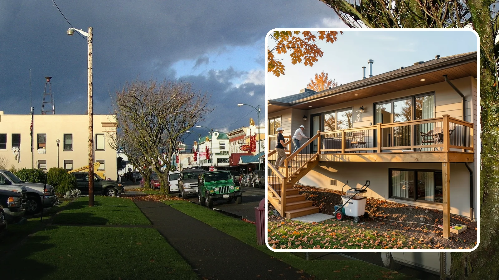 Deck Stair Construction in Arlington, Snohomish County, WA - Sturdy deck stair construction that connects levels safely with code-correct rise and run.